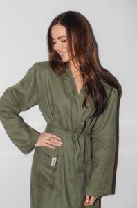 Baobaden szlafrok Margo khaki